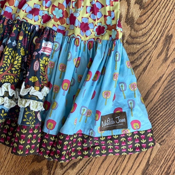 Matilda Jane Character Counts multi-pattern skirt, size 8. Like new condition - Picture 6 of 16